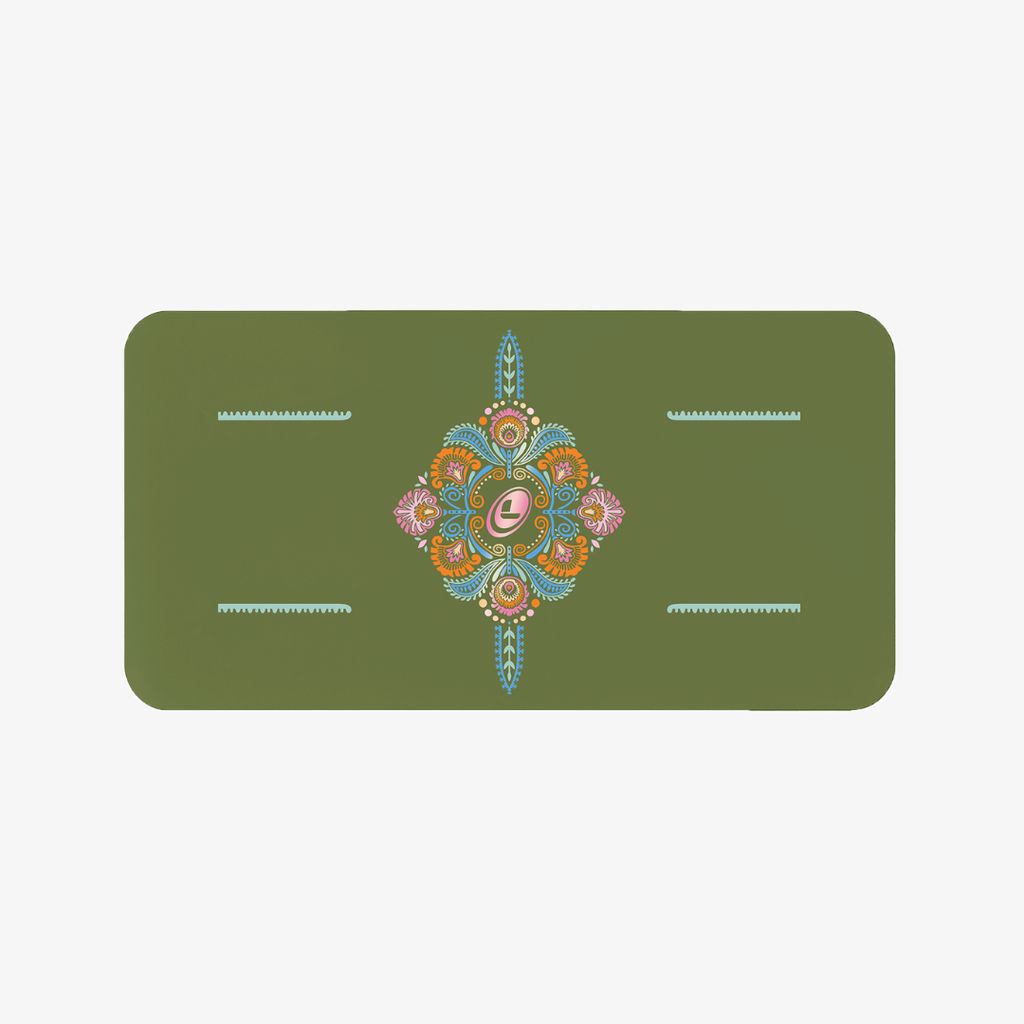 Liforme Mindful Garden Yoga Pad - Olive
