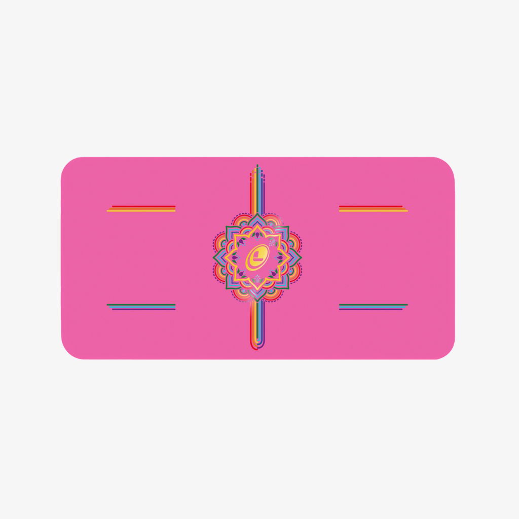 Liforme Rainbow Yoga Pad - Grateful Pink
