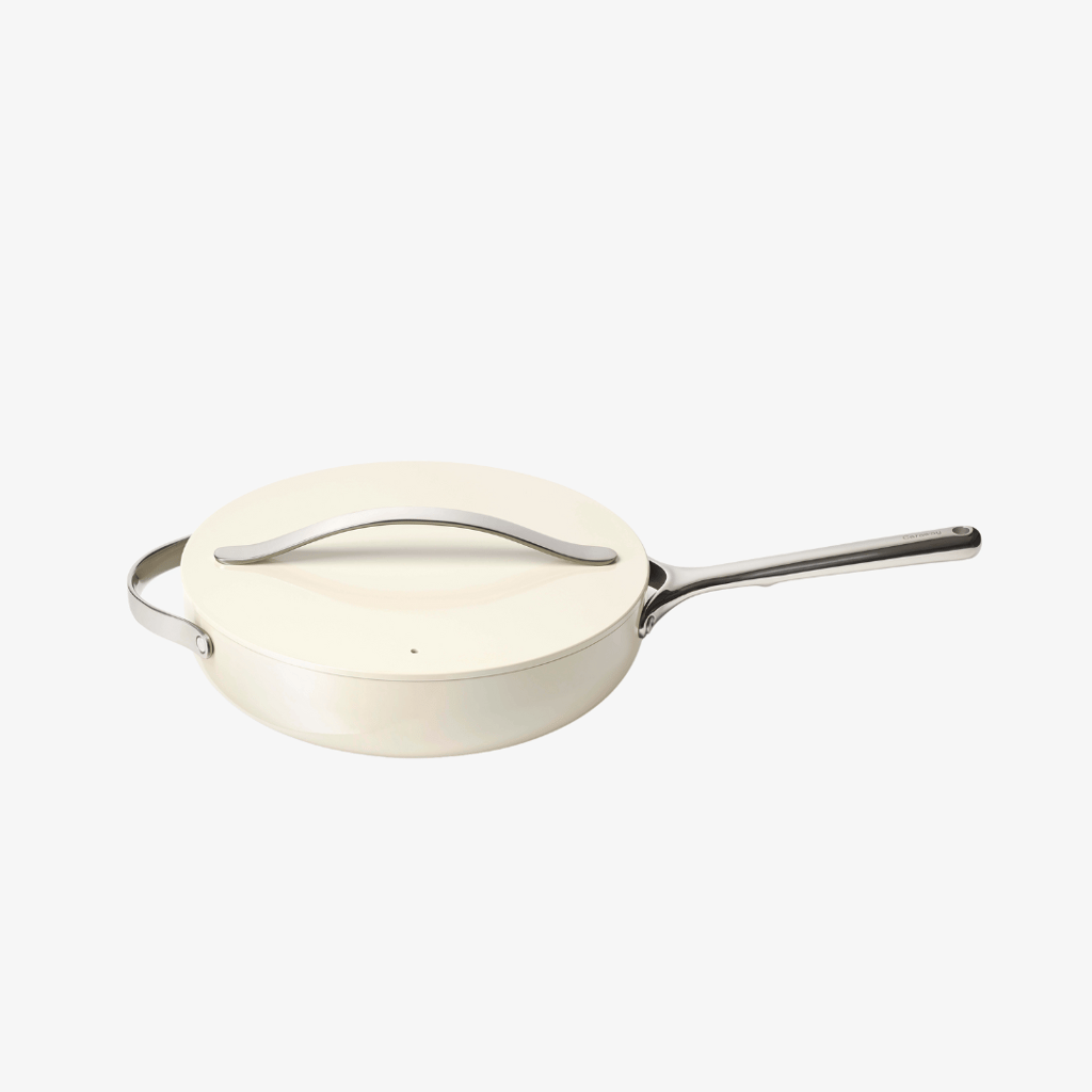 Non-Stick Ceramic Saute Pan Cream