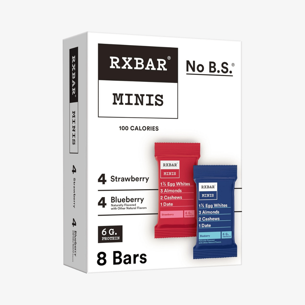 Minis Protein Bars Variety Pack, Strawberry, Blueberry