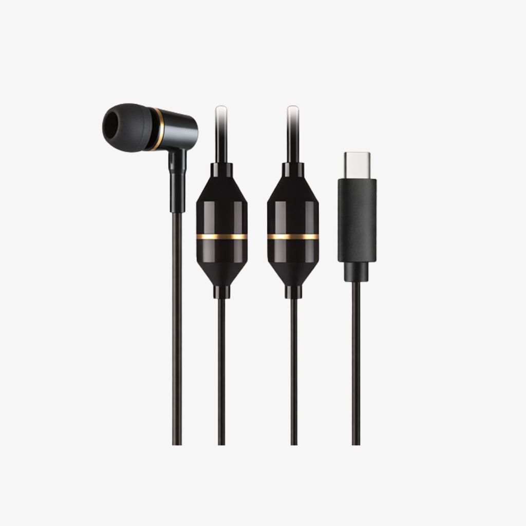 EMF Radiation Free Air Tube Earphones - USB-C