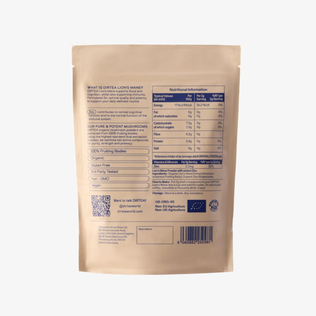 Lion's Mane Mushroom Extract Powder with Zinc - Image 2