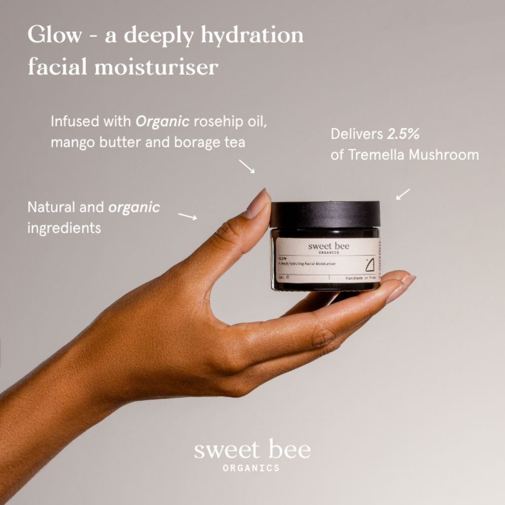 Glow - Facial Moisturiser - Tremella Mushroom - Image 2