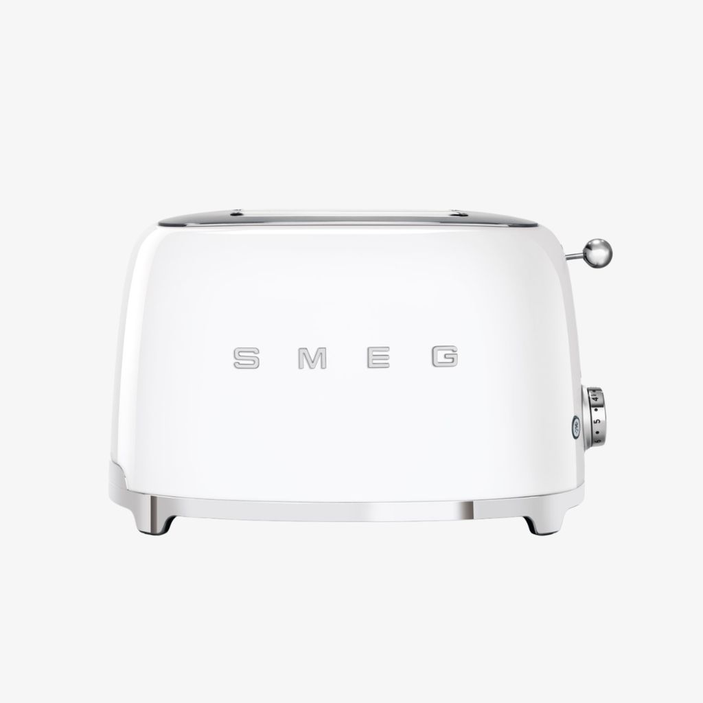 2 Slot Toaster Gloss - White