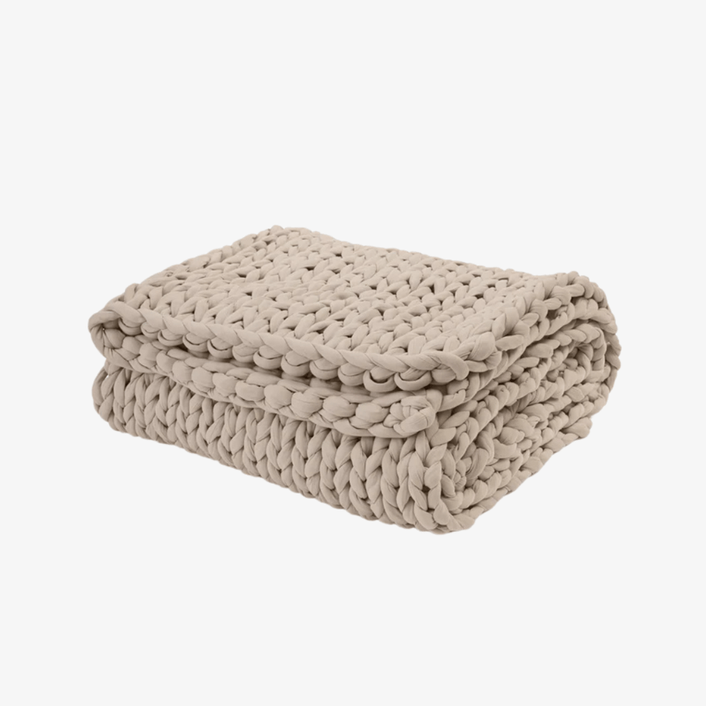Cotton Weighted Blanket - Driftwood
