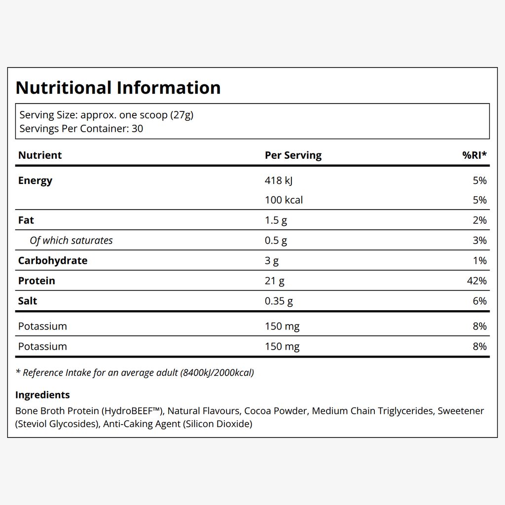 Grass-Fed Beef Protein Chocolate - Image 2