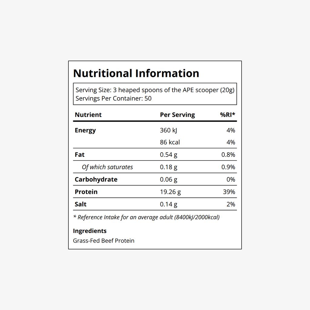 Grass-Fed Beef Protein