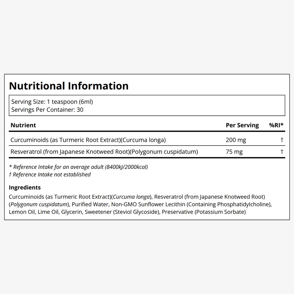 Liposomal Curcumin + Resveratrol - Image 2