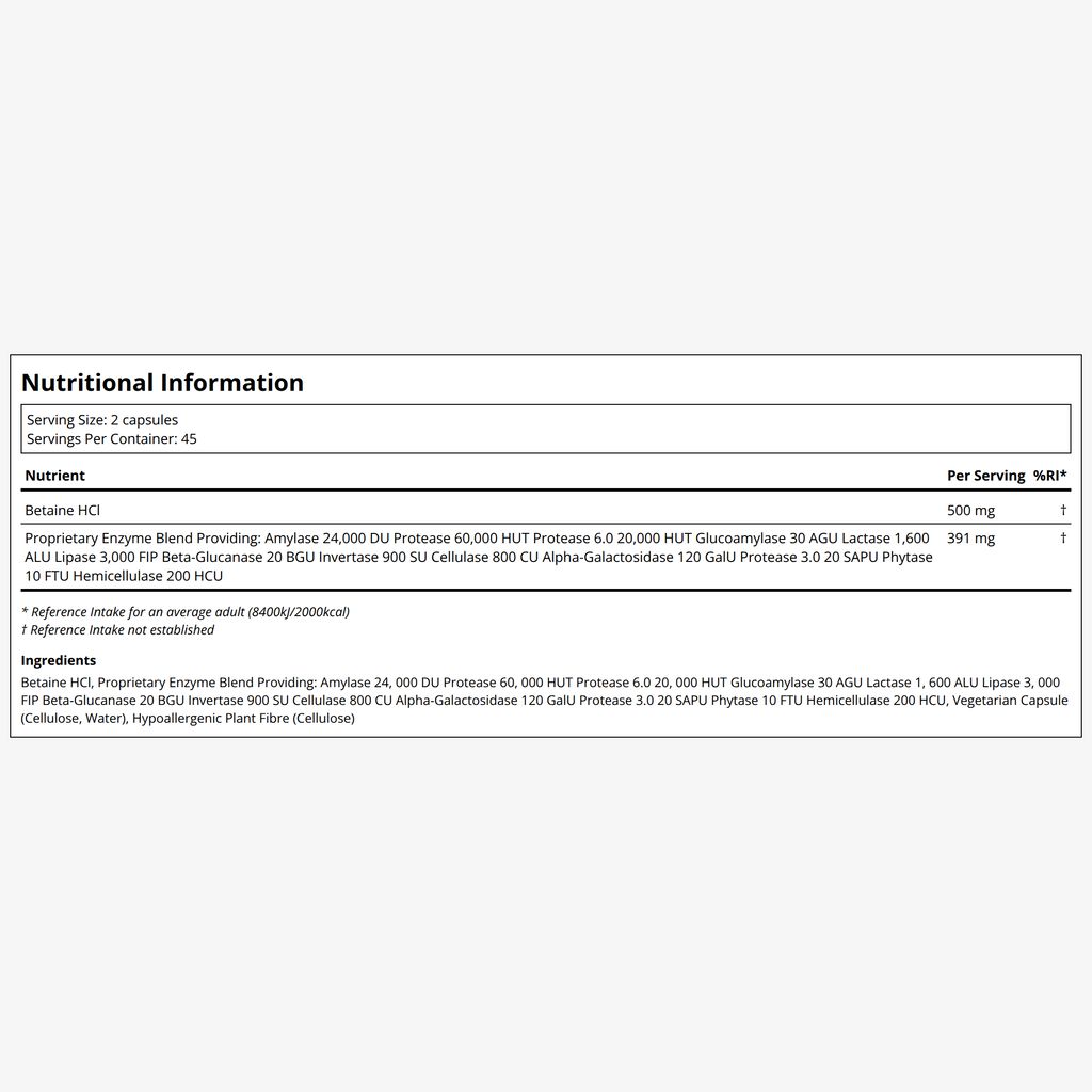 Digestive Enzymes Ultra with Betaine HCl