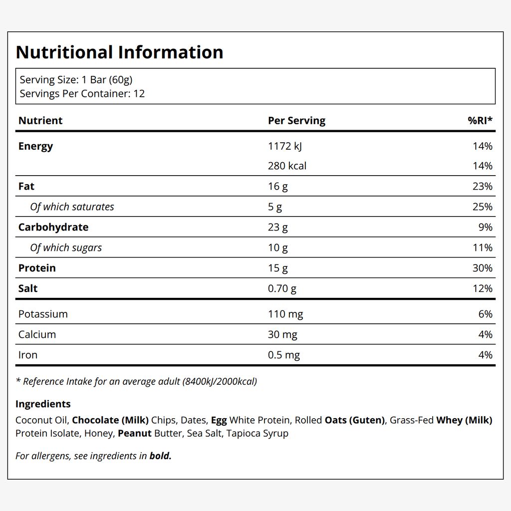 Grass-Fed Protein+ Bars- Chocolate Peanut Butter - Image 2