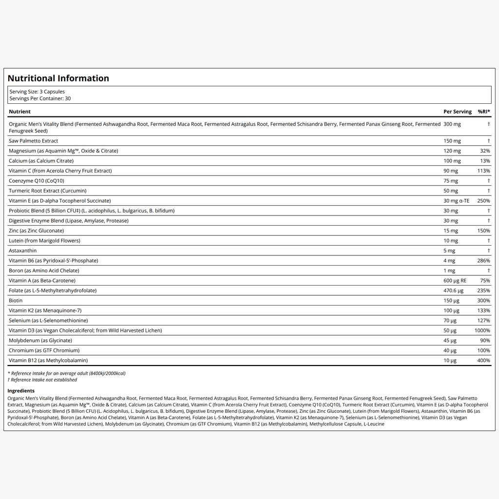 Men's Multivitamin 50 90ct - Image 2