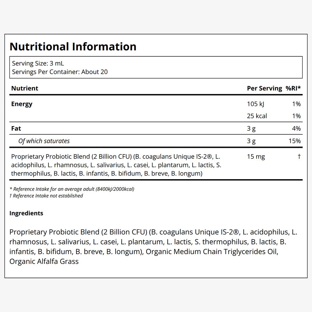 Liquid Probiotic - Unflavoured - Image 2