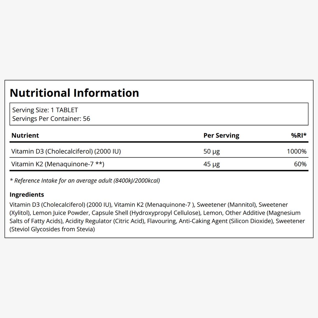 Vitamin D3 with K2 Chewable - Image 2