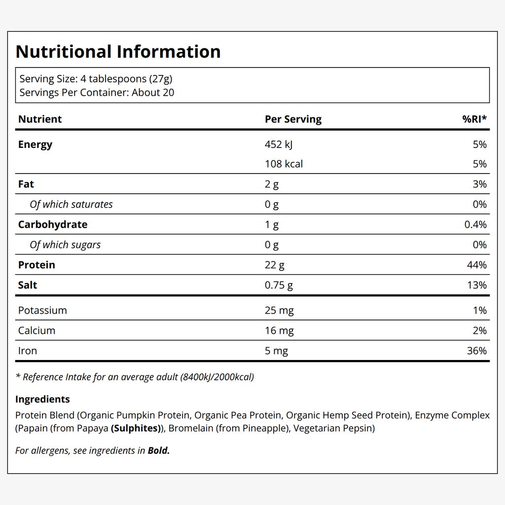 Plant Protein - Unflavored - Image 2