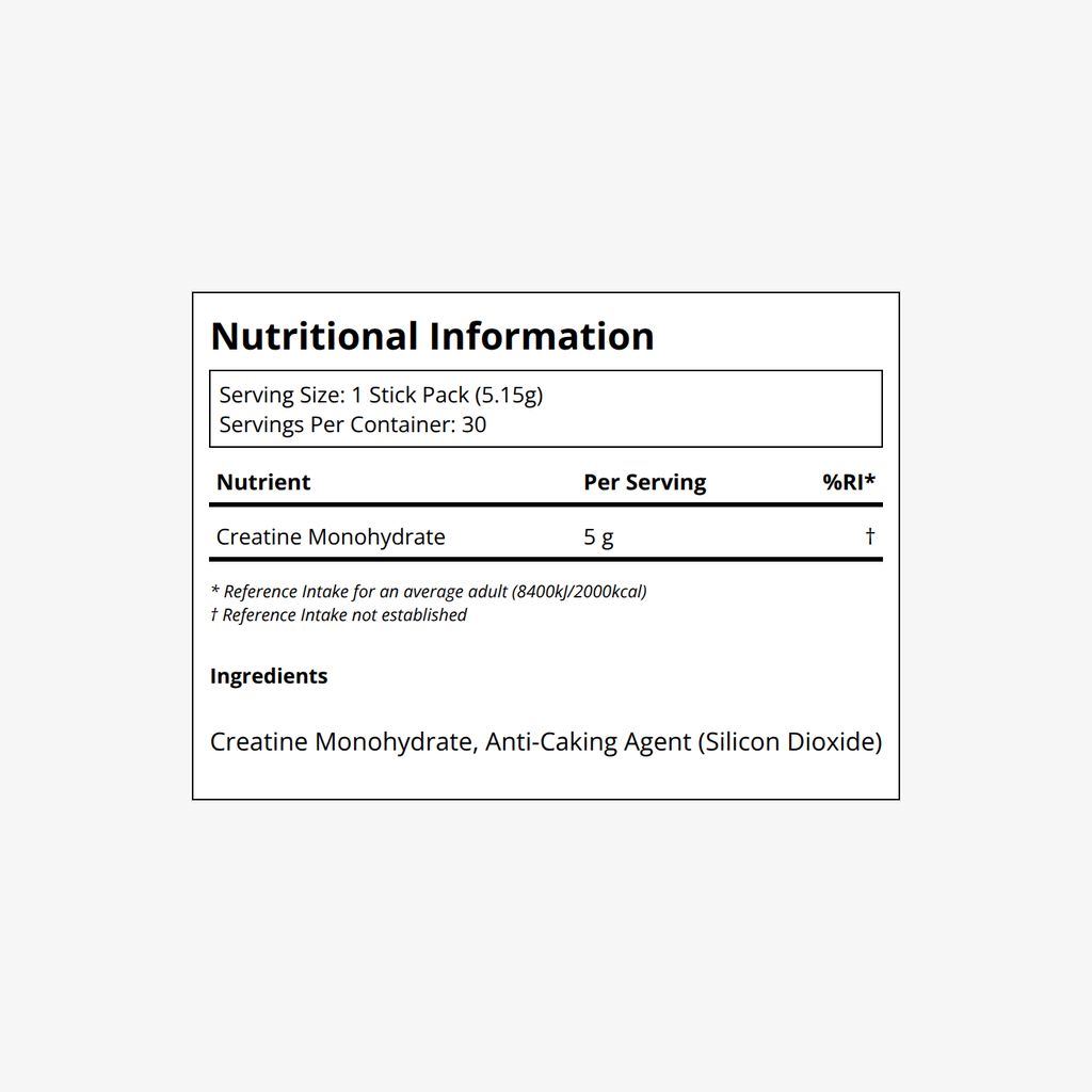 Creatine - Travel Packs - NSF