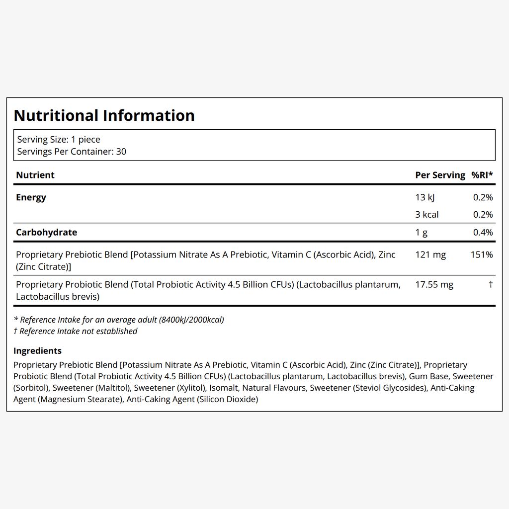Balance: Prebiotic Nitrate Chewing Gum - Image 2