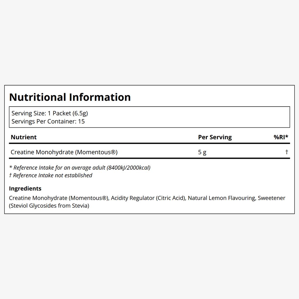 Creatine 15-Travel Packs - Lemon - Image 2