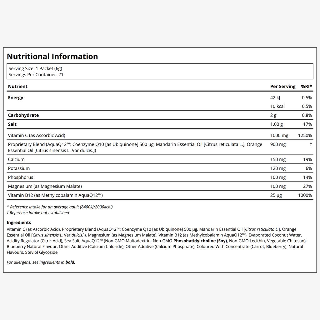 AquaQ12™ Hydration⁺ Formula - Berries - Image 2