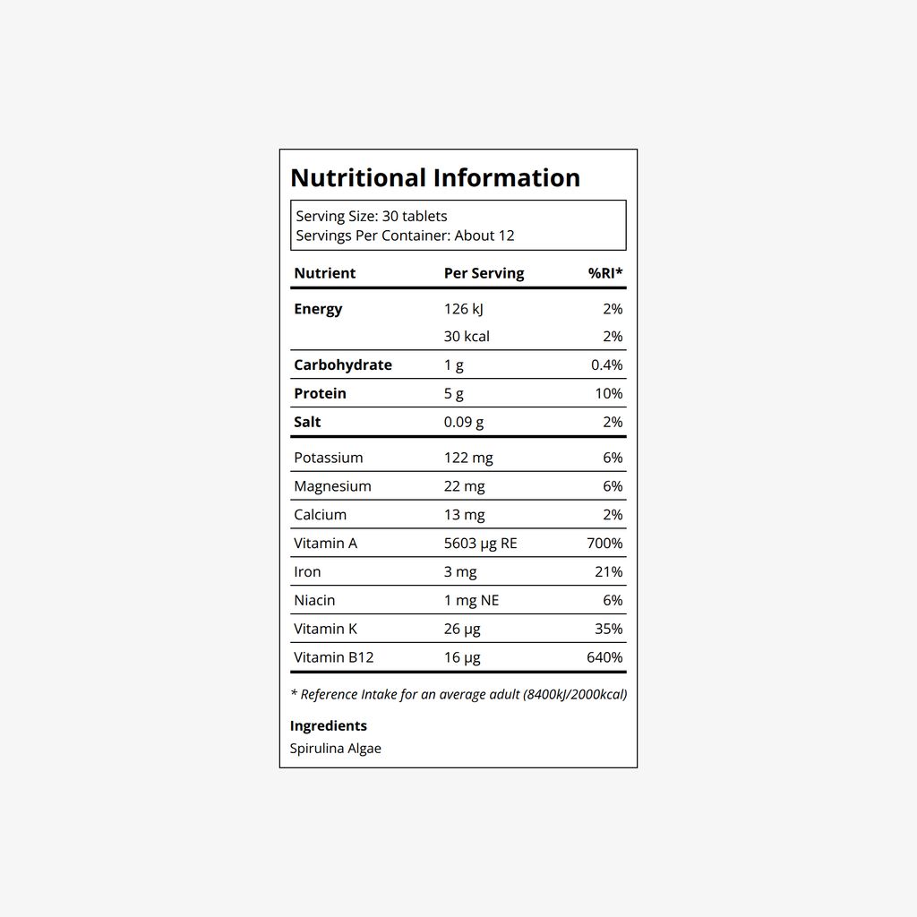 ENERGYbits - Spirulina