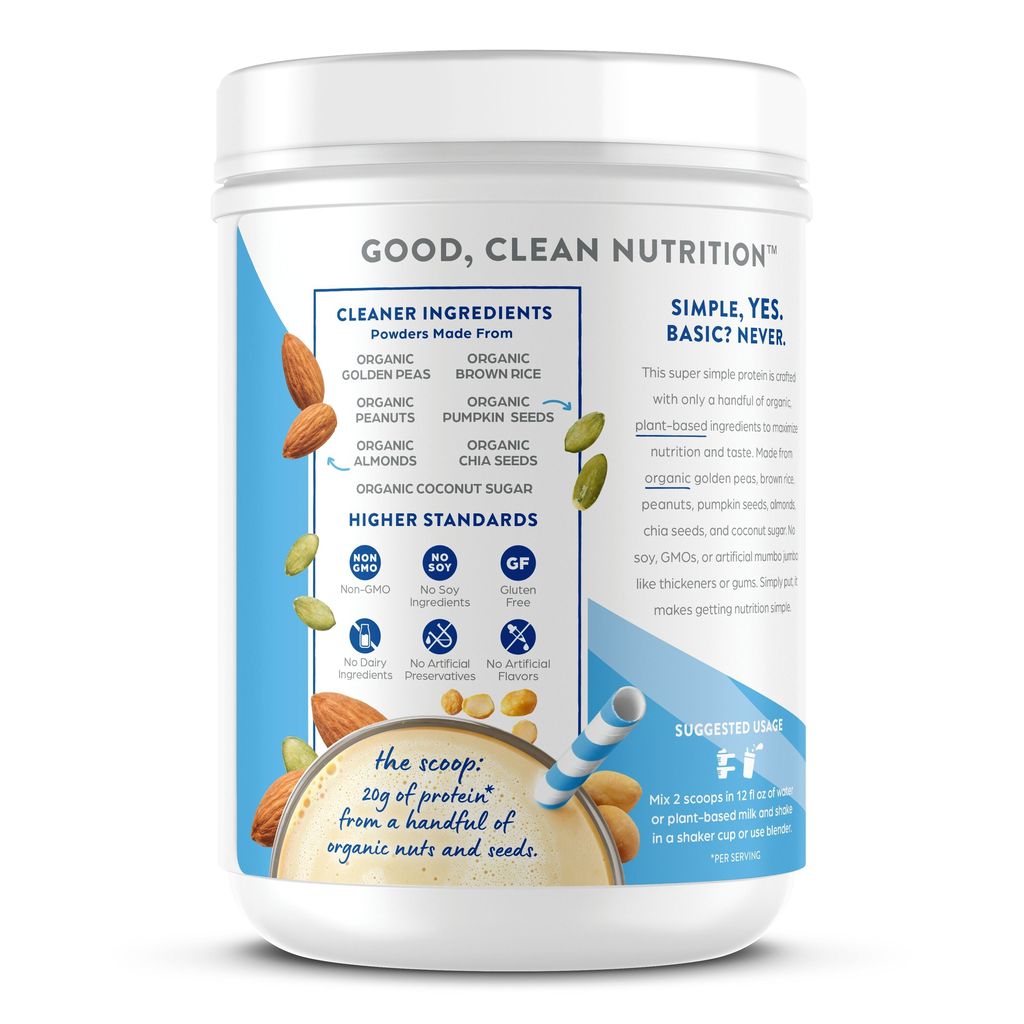 Organic Simple Protein Powder - Vanilla - Image 5