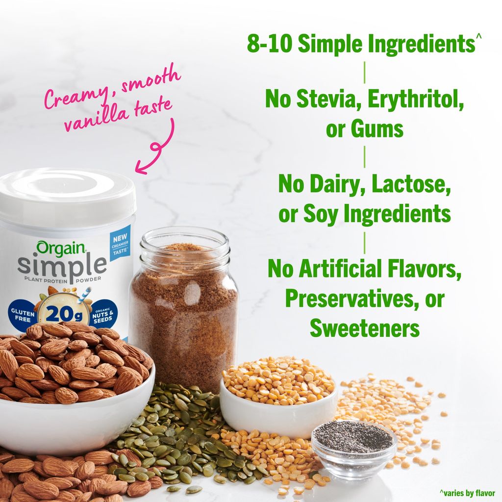 Organic Simple Protein Powder - Vanilla - Image 13