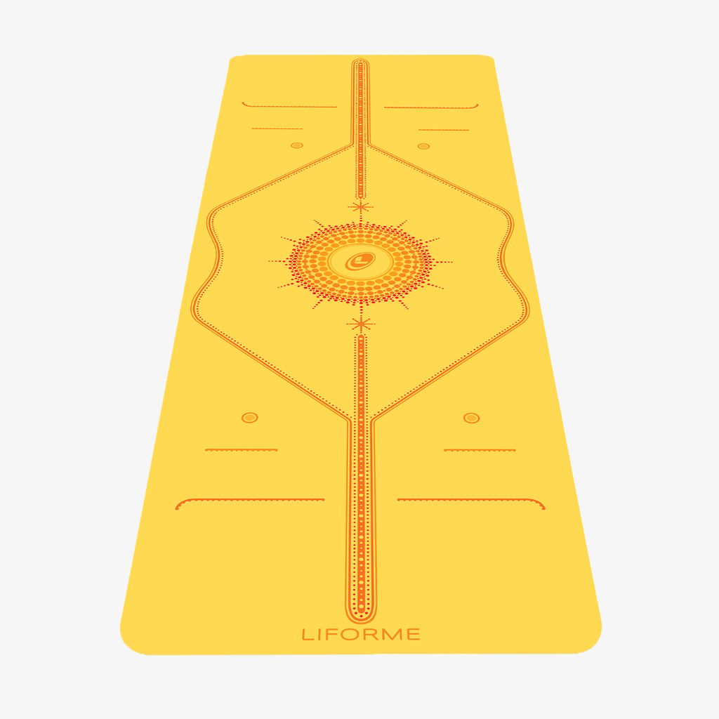Liforme Radiant Sun Yoga Mat - Yellow