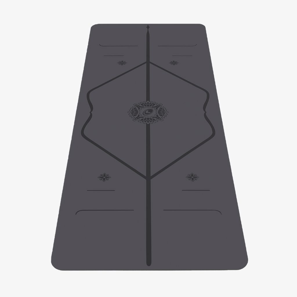 Liforme Expressions Yoga Mat - Gratitude Grey