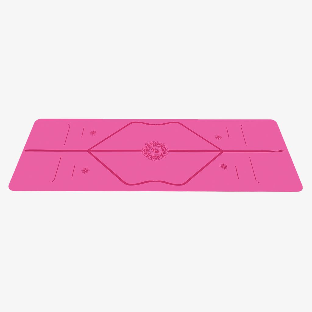 Liforme Expressions Travel Yoga Mat - Gratitude Pink - Image 3
