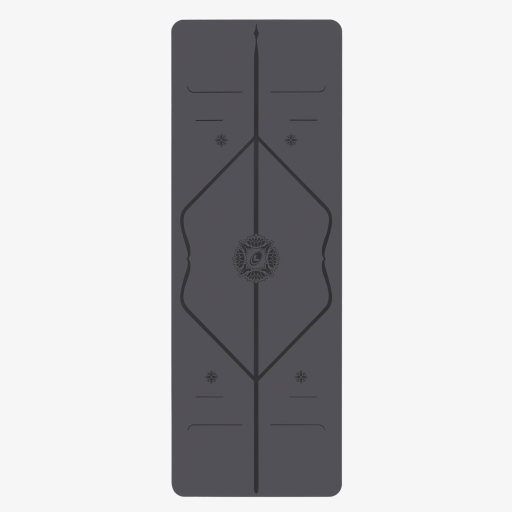 Liforme Expressions Yoga Mat - Gratitude Grey - Image 2