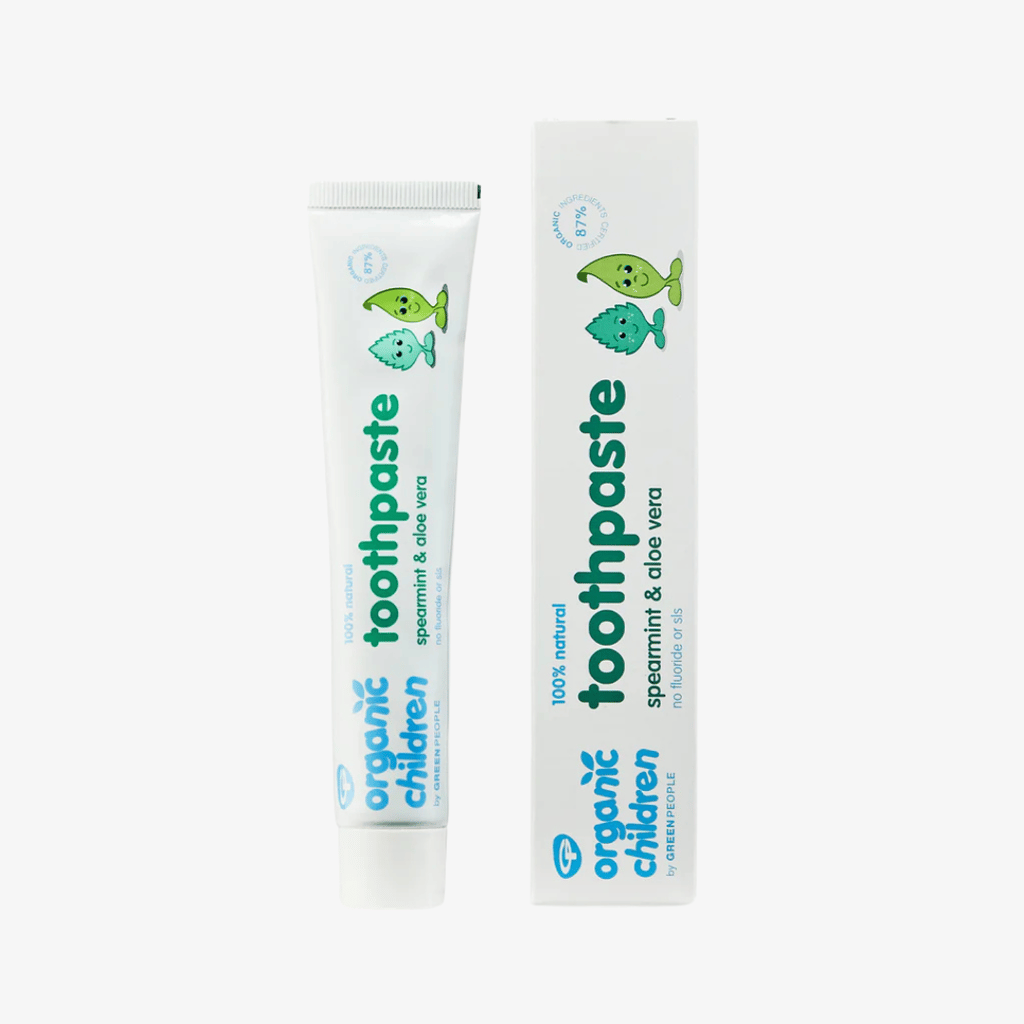 Organic Children Spearmint & Aloe Vera Toothpaste - Image 2
