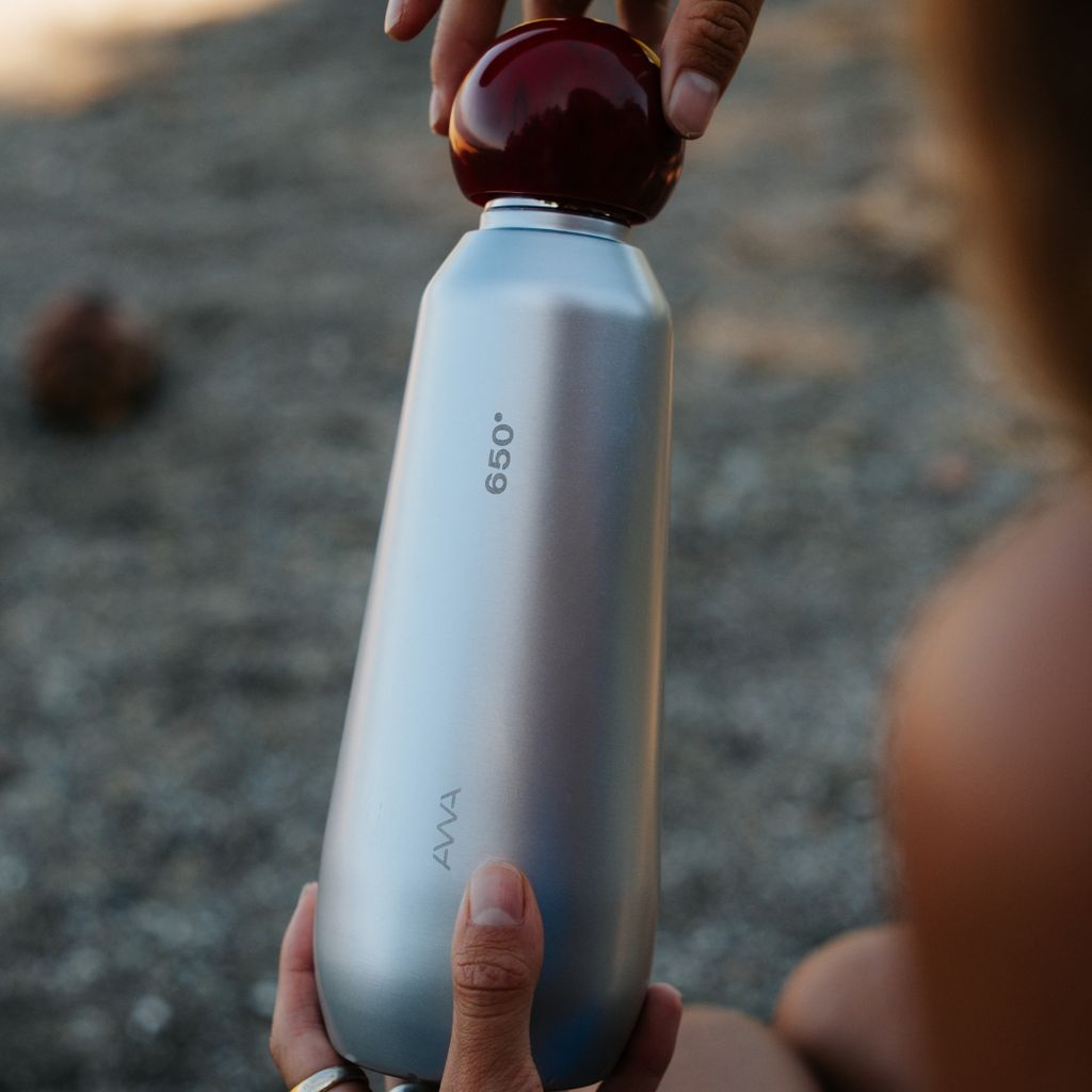 Steel Bottle - Red - Image 2