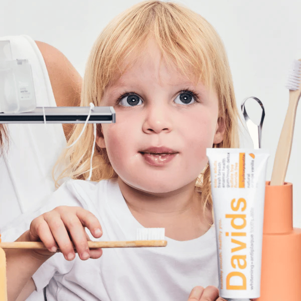 Davids Hydroxi™ kids + adults nano-hydroxyapatite premium toothpaste - orange vanilla - Image 2