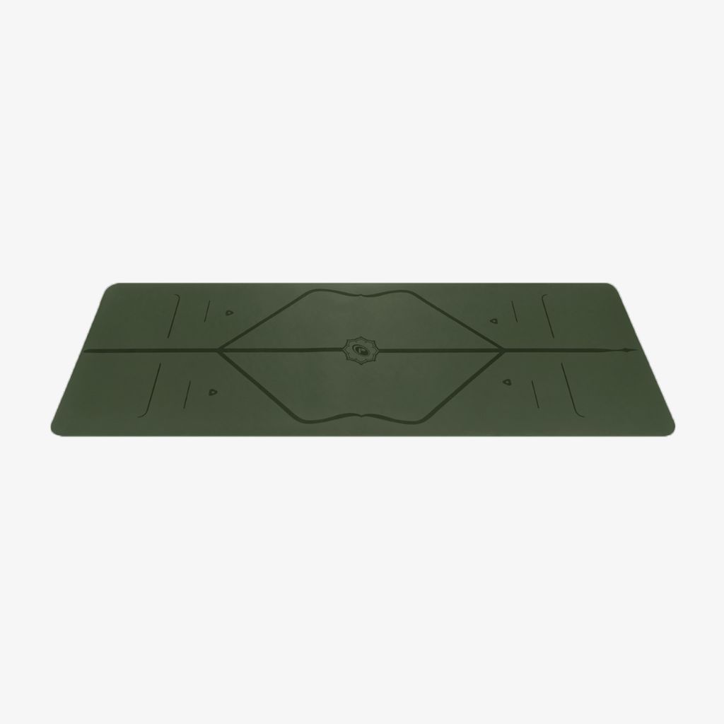Liforme Classic Travel Yoga Mat - Deep Forest Green - Image 2