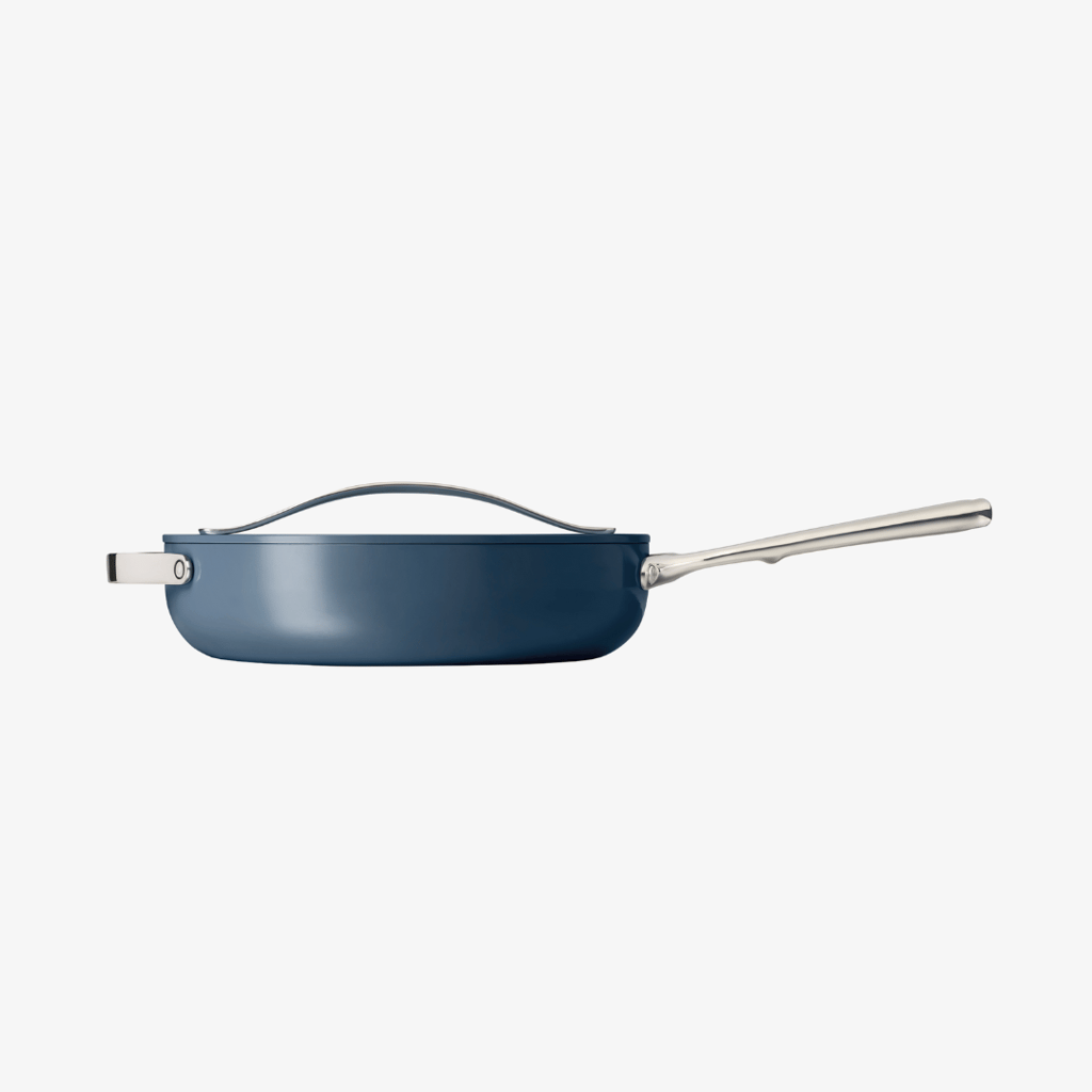 Non-Stick Ceramic Saute Pan Navy - Image 2