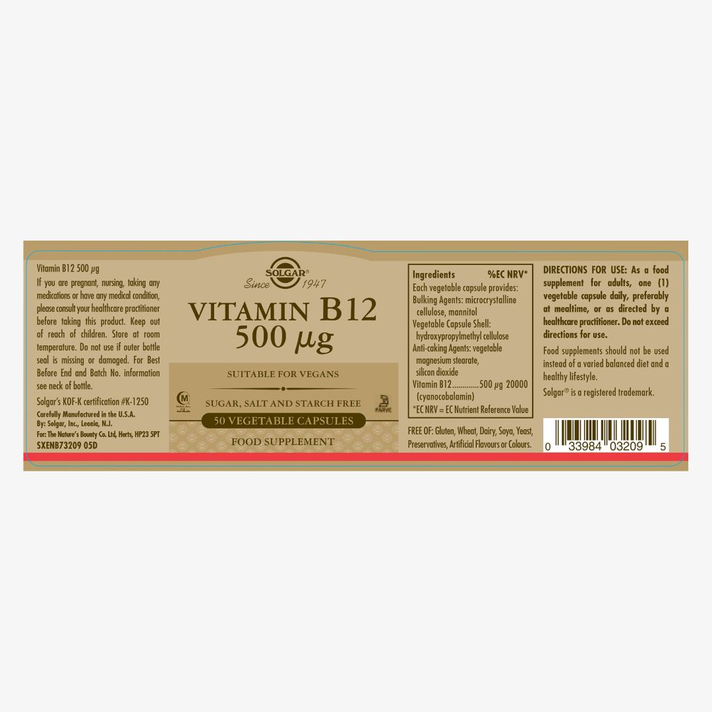 Vitamin B12 500mcg - Image 2