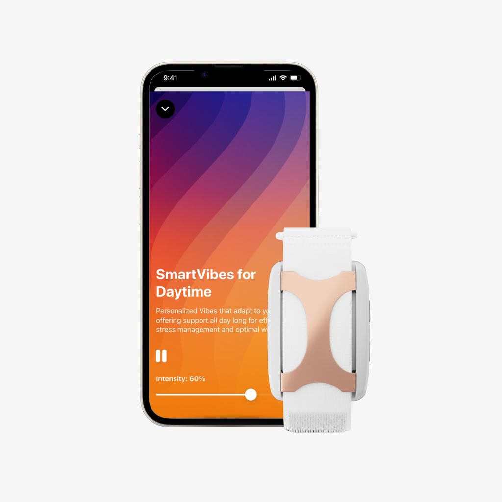 Apollo® Wearable + SmartVibes™ AI Membership - Rose