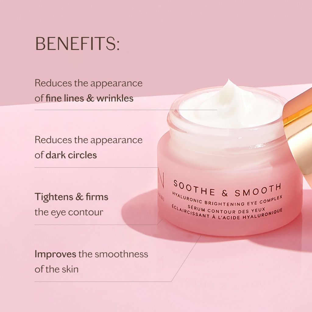 Soothe & Smooth Hyaluronic Acid Brightening Eye Cream - Image 2