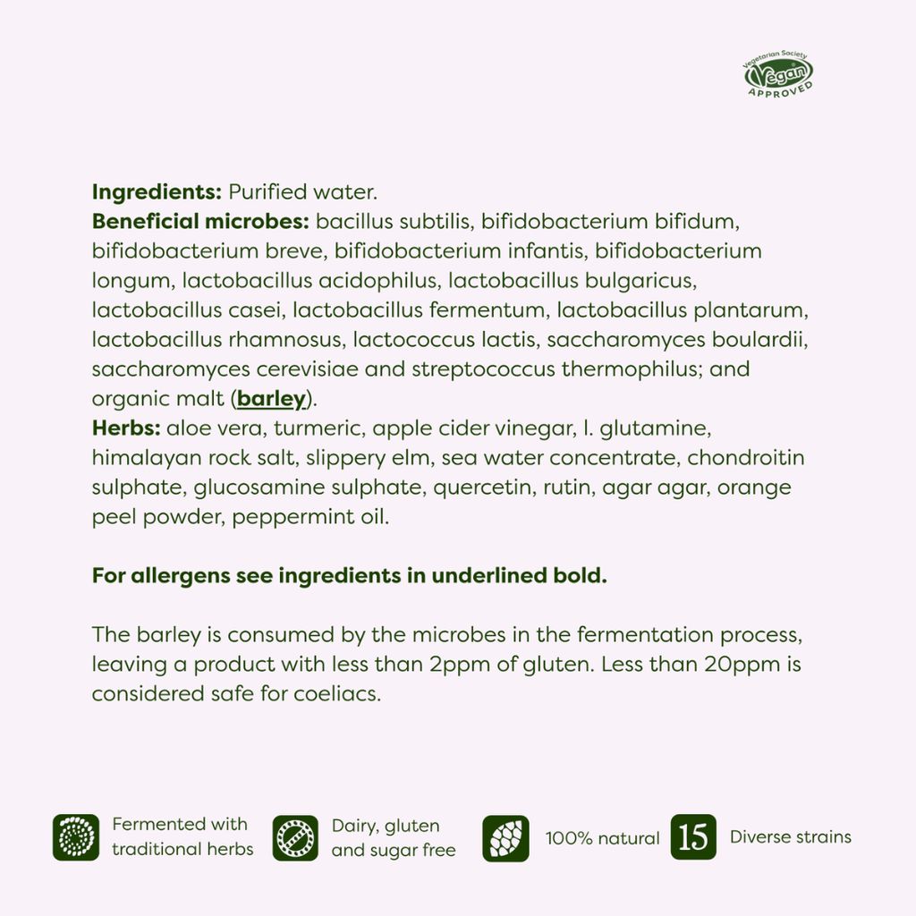 Revive - Liquid Probiotic with L-Glutamine and Slippery Elm - Image 2