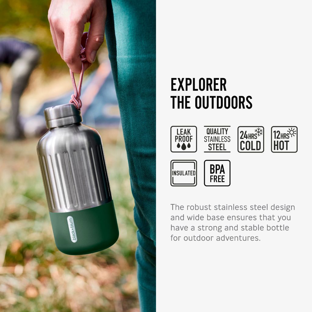 Explorer Insulated Water Bottle - Olive - Image 2