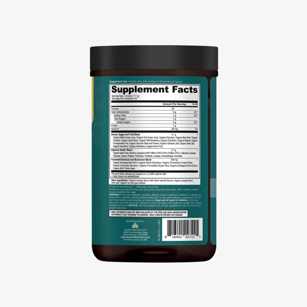 Super Greens - Powder - Mango - Image 3