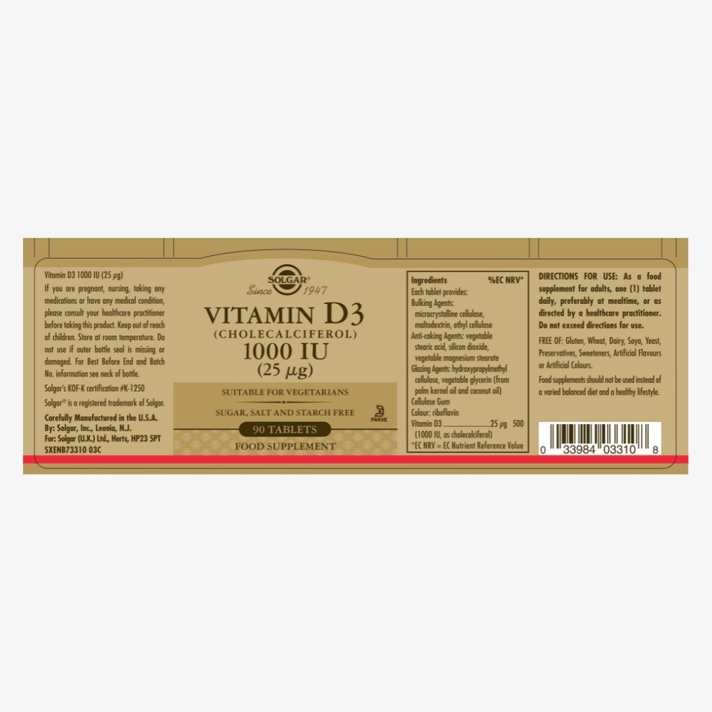 Vitamin D3 1000IU - Image 2
