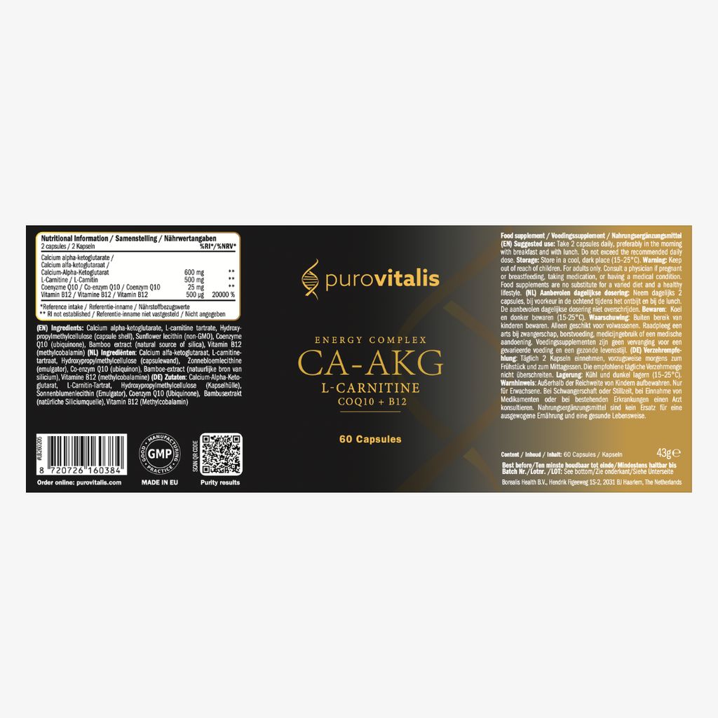 Ca-AKG + COQ10 Capsules - Image 2