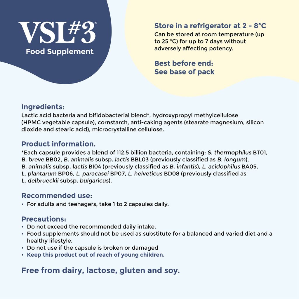 VSL#3® Concentrated Probiotic Capsules - Image 2