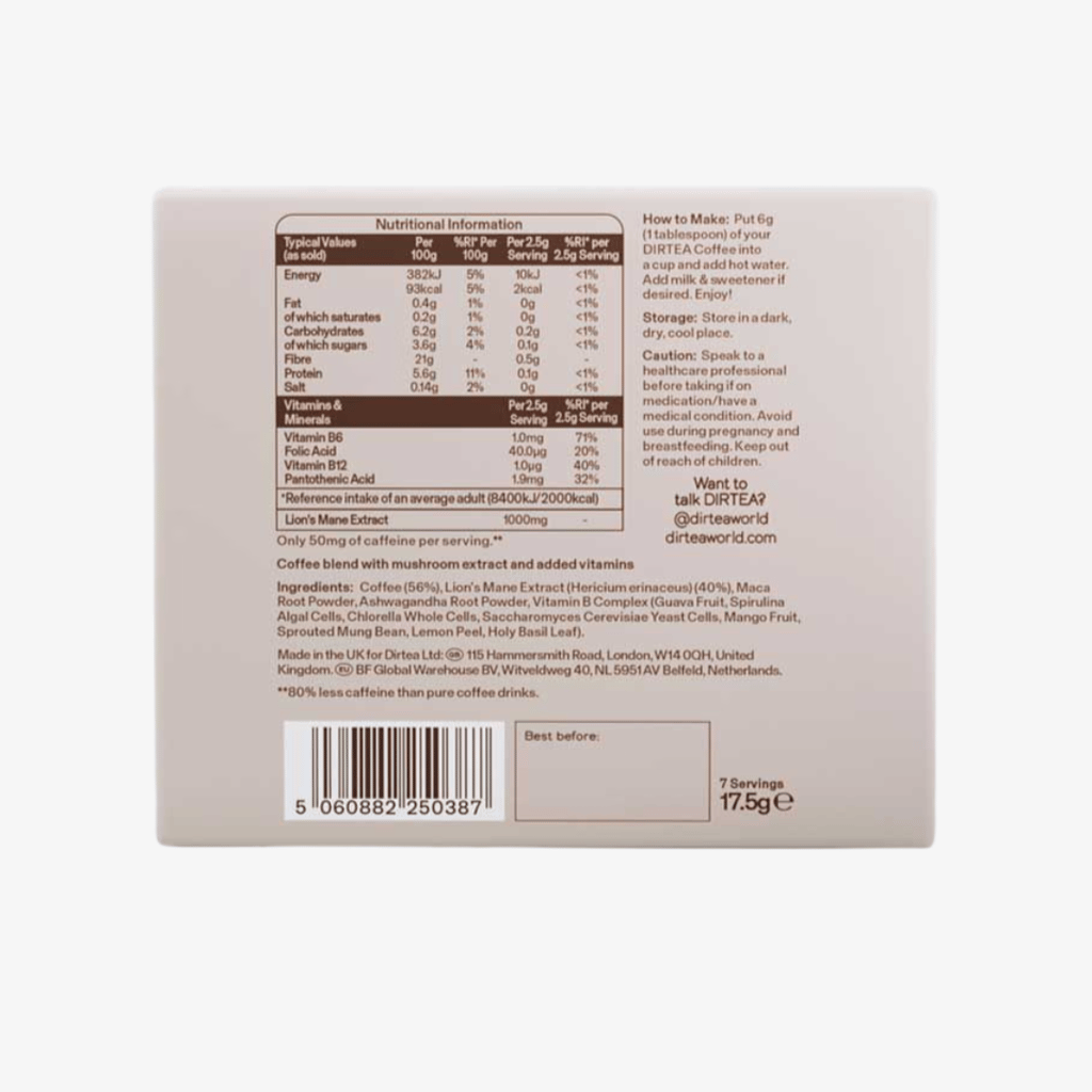 Mushroom Coffee Sachets