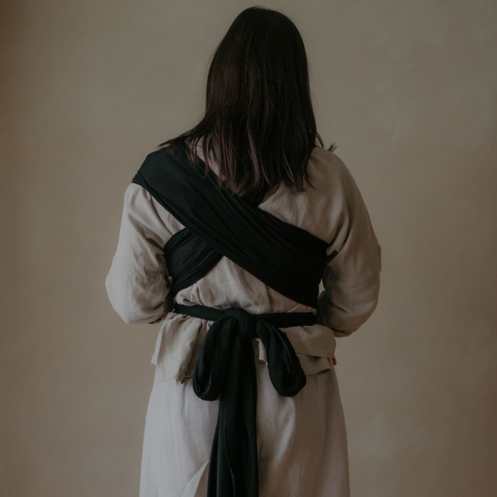 Baby Wrap Carrier - Night Black - Image 3