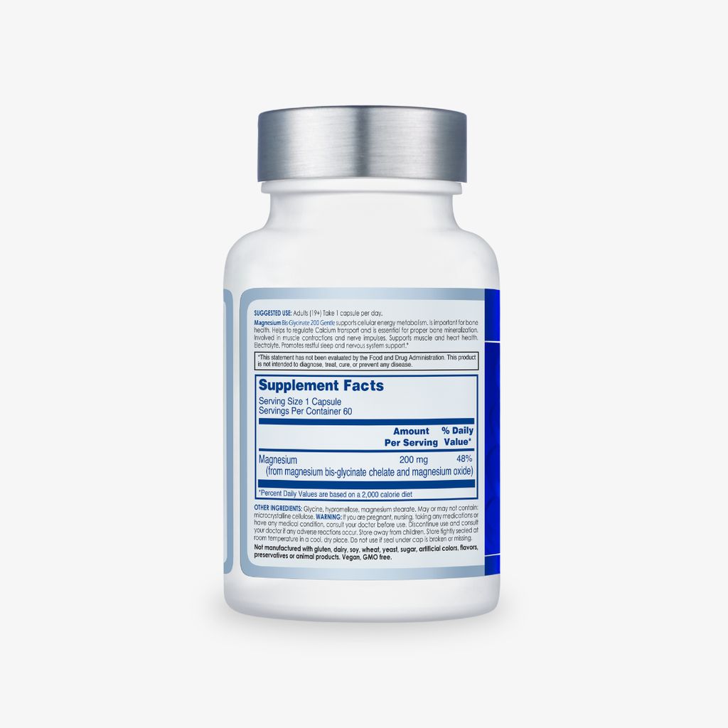 Magnesium Bis-Glycinate 200 Gentle - Image 3