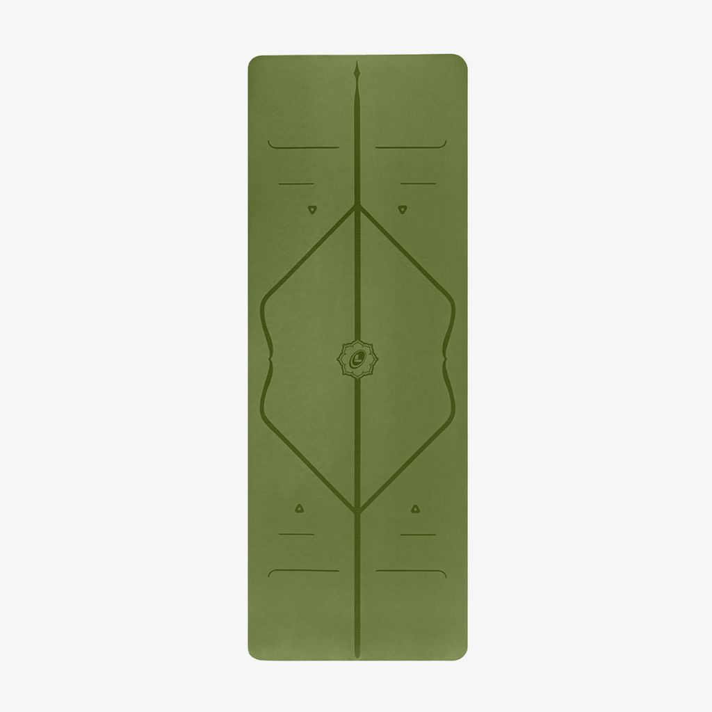 Liforme Classic Travel Yoga Mat - Olive - Image 2