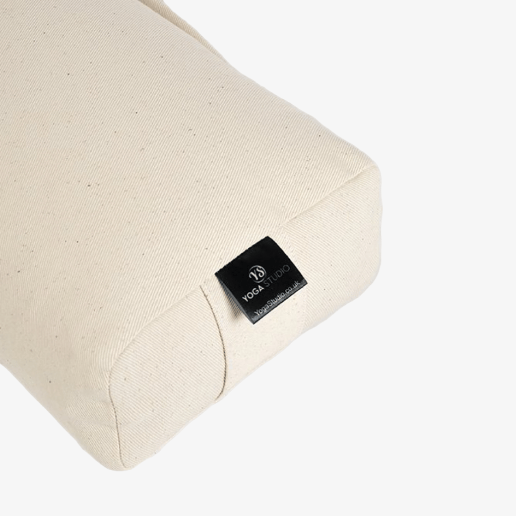 Pranayama Buckwheat EU Meditation Bolster - Natural White - Image 2