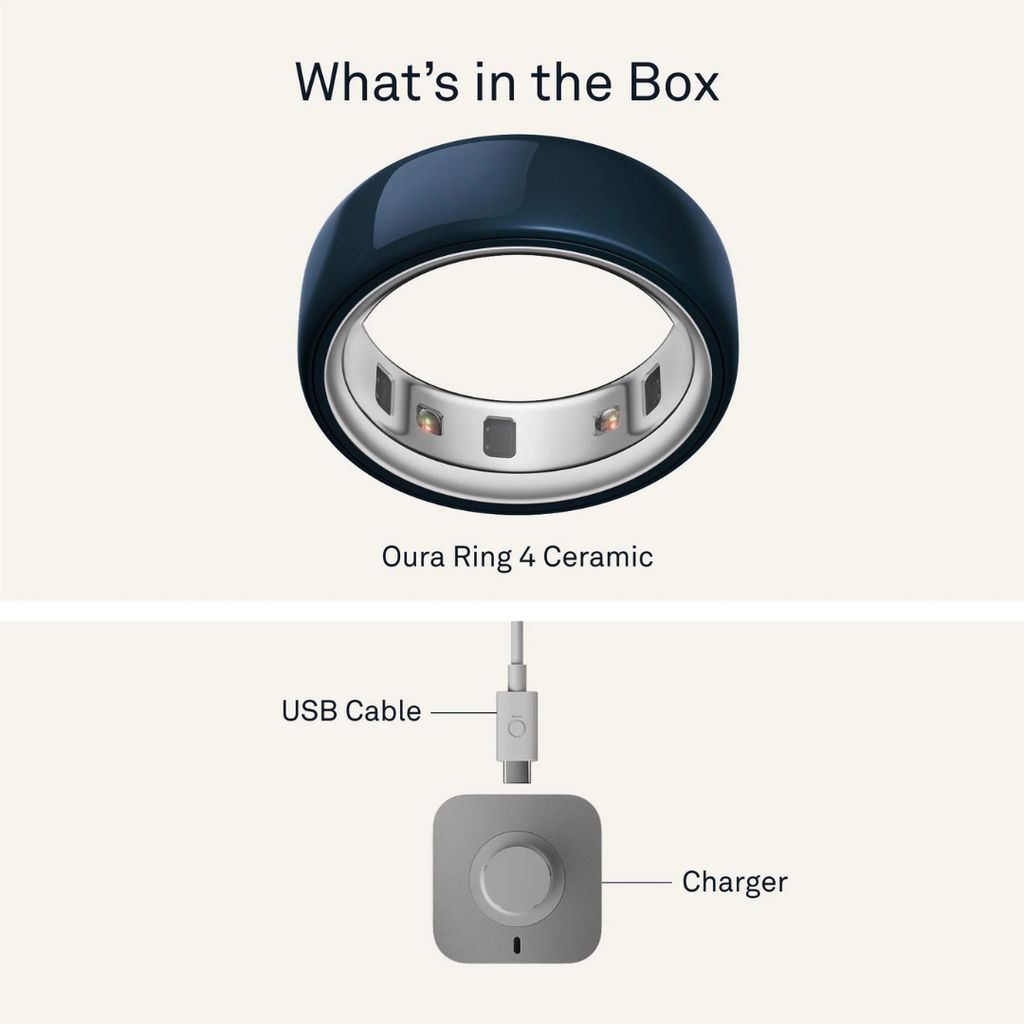 Oura Ring 4 Ceramic - Midnight - Image 4