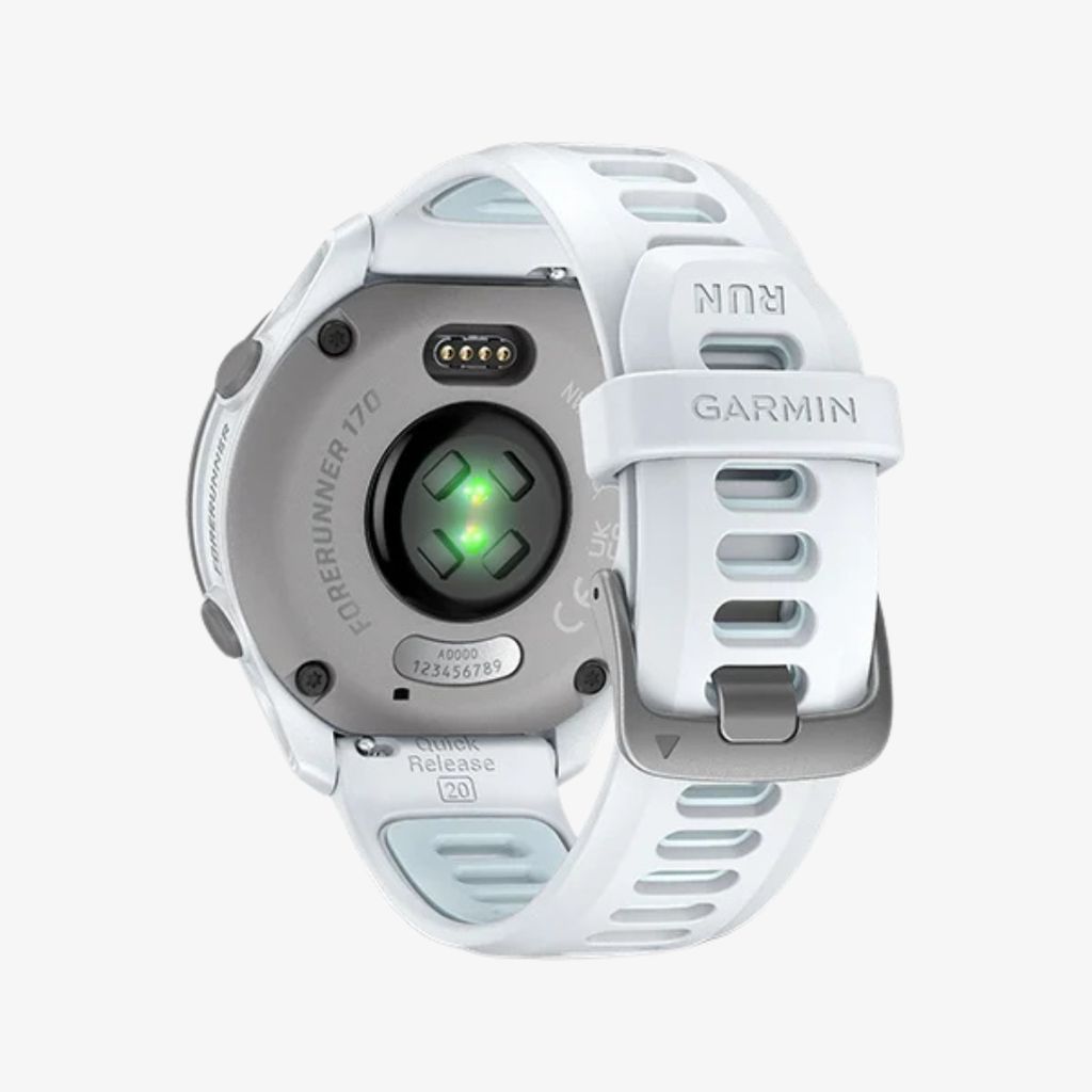 Forerunner® 170, Whitestone with Whitestone/Cloud Blue Band - Image 5